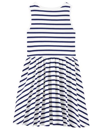 Kid Striped Twirl Dress, 