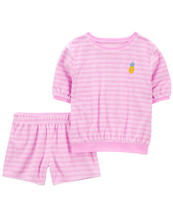 Kid Embroidered Terry Set, 