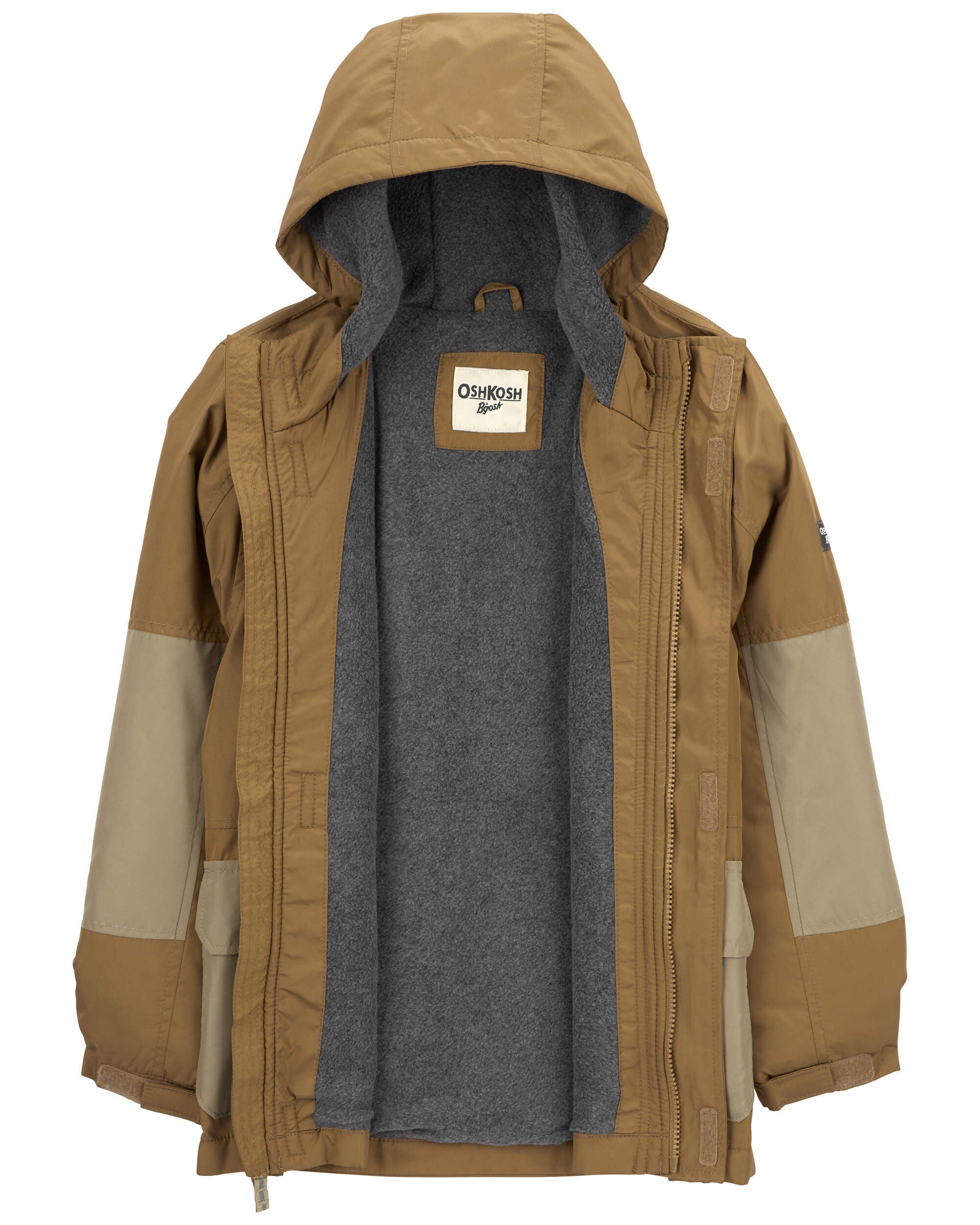 Kid Fleece Lined Midweight Utility Jacket