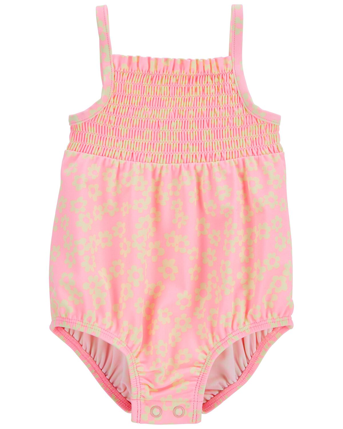 Pink Baby 1Piece Daisy Swimsuit