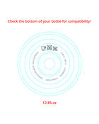 Stainless Steel Canteen Bottle Extra Straws - 2-Pack, image 2 of 2 slides