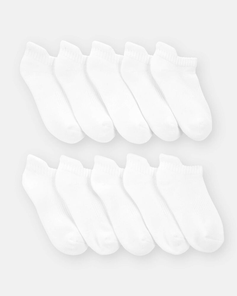 Kid 10-Pack No Show Socks, image 2 of 3 slides