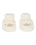 Baby Duck Crochet Booties - Yellow, image 1 of 2 slides