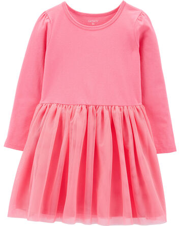 Toddler Tutu Jersey Dress, 