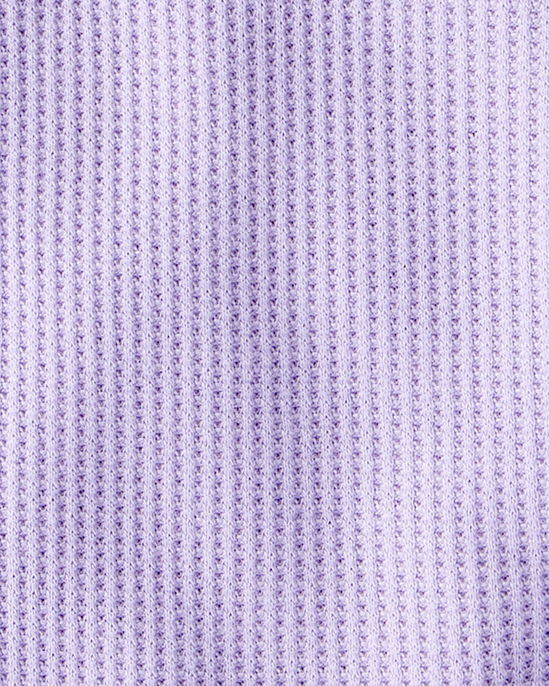 Baby Girl Paint Print PurelySoft Pull-On Pants - White/Purple, image 5 of 7 slides