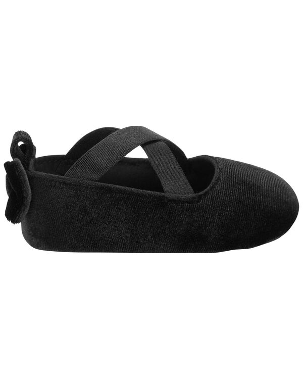 Black Baby Ballet Flats