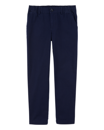 Kid 2-Pack Stretch Chino Uniform Pants - Navy, 