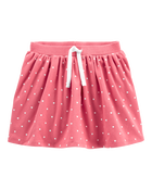 Toddler Polka Dot Jersey Skort, image 1 of 3 slides