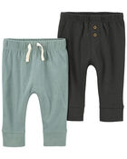 Baby 7-Piece Short-Sleeve Bodysuits & Pull-On Pants Set, image 8 of 8 slides