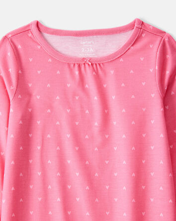 Kid 2-Pack Unicorn Hearts Nightgowns - Pink, 