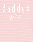 Baby 'Daddy's Girl' Striped Collectible Bodysuit, image 2 of 4 slides