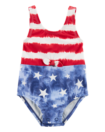 Baby 1-Piece Fourth of July  Swimsuit, 