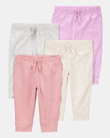 Baby 4-Pack Pull-On Pants, 