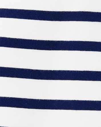 Baby Cotton Striped Stretch Leggings, 