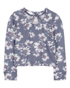 Kid 2-Piece Floral Knit Top & Leggings Set, image 3 of 7 slides
