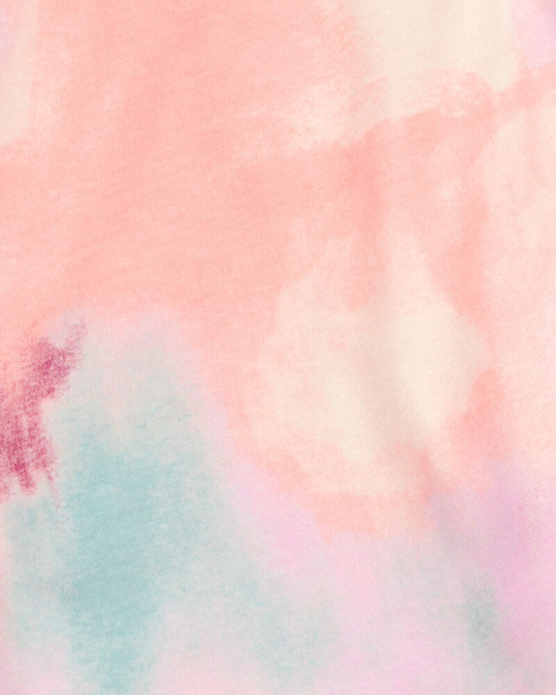 Girls Tie-Dye Pull-On Golf Skort - Pink/Blue, image 3 of 4 slides