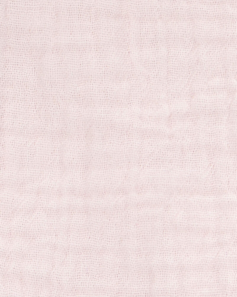 Baby Solid Sleeveless Fashion Top - Pink