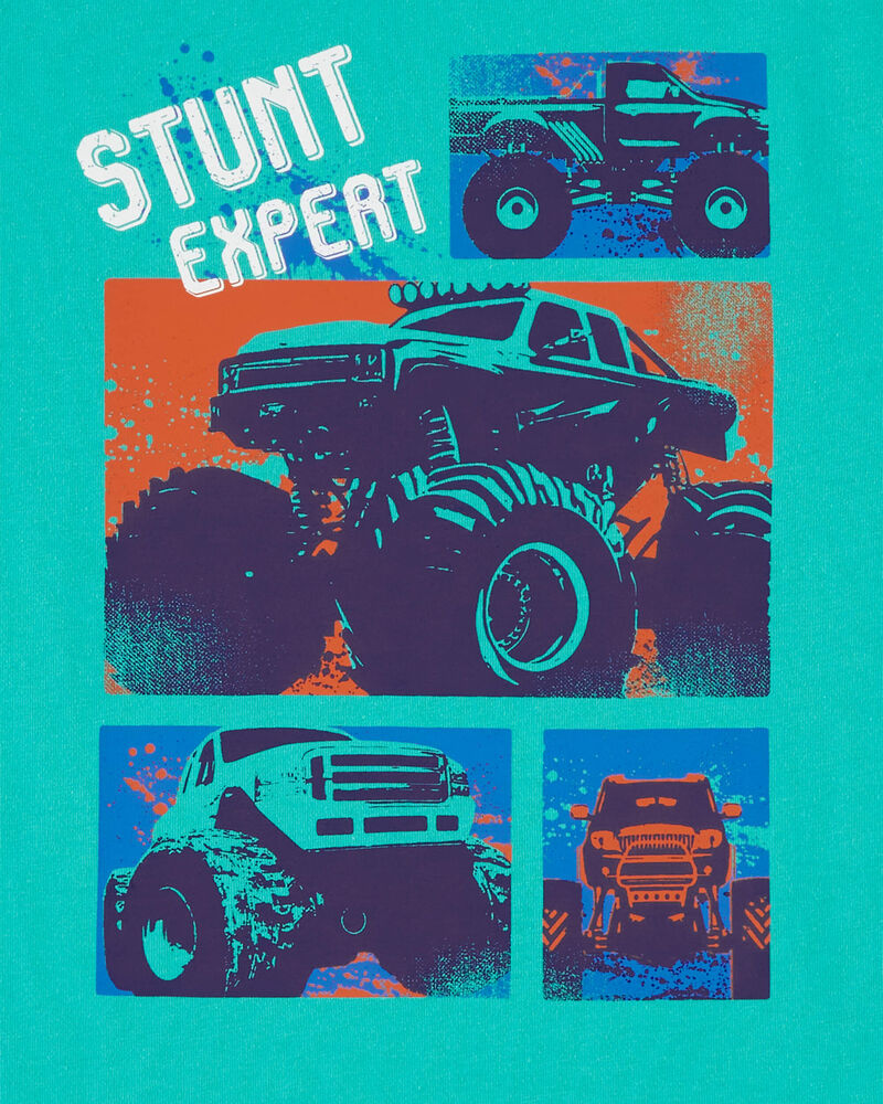 Kid 2-Pack Racecar & Monster Truck Graphic Tees, image 5 of 5 slides