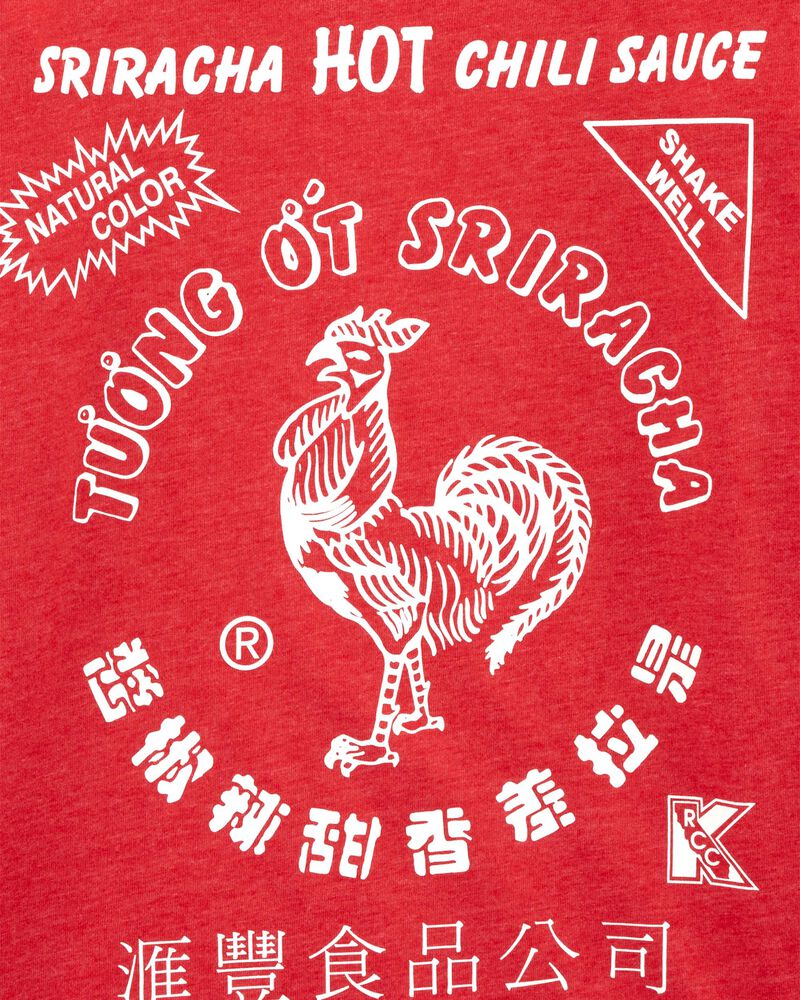 Red Kid Sriracha LongSleeve Graphic Tee Red