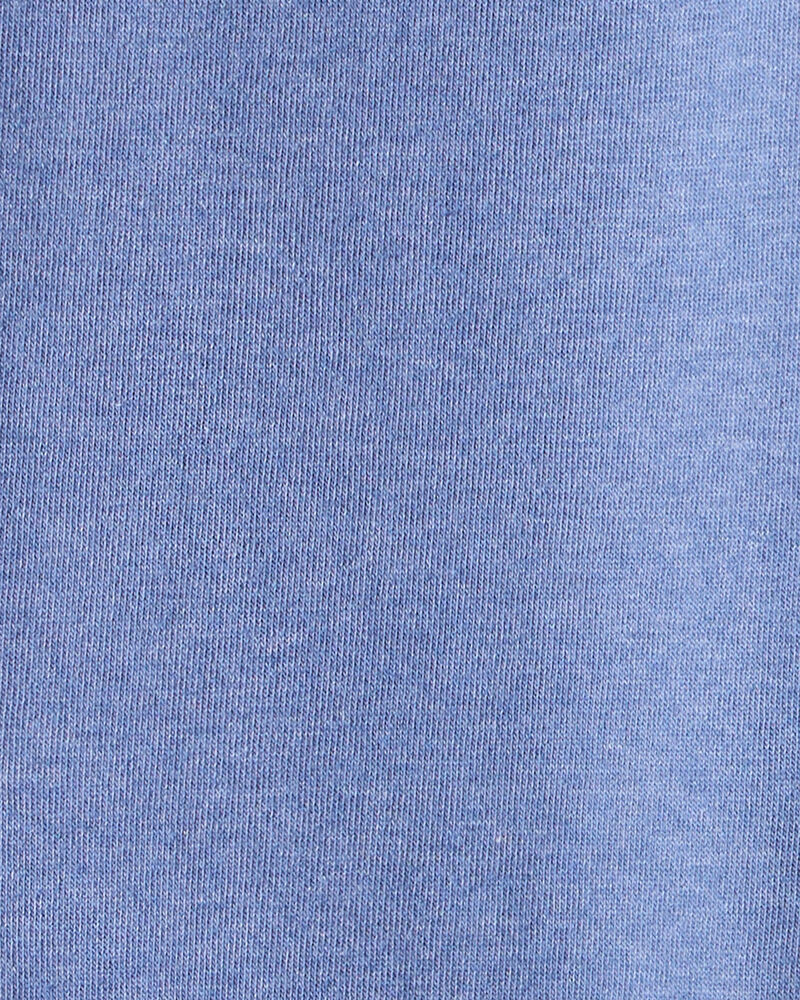 Girls Cotton Joggers - Blue, image 3 of 4 slides