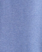 Girls Cotton Joggers - Blue, image 3 of 4 slides