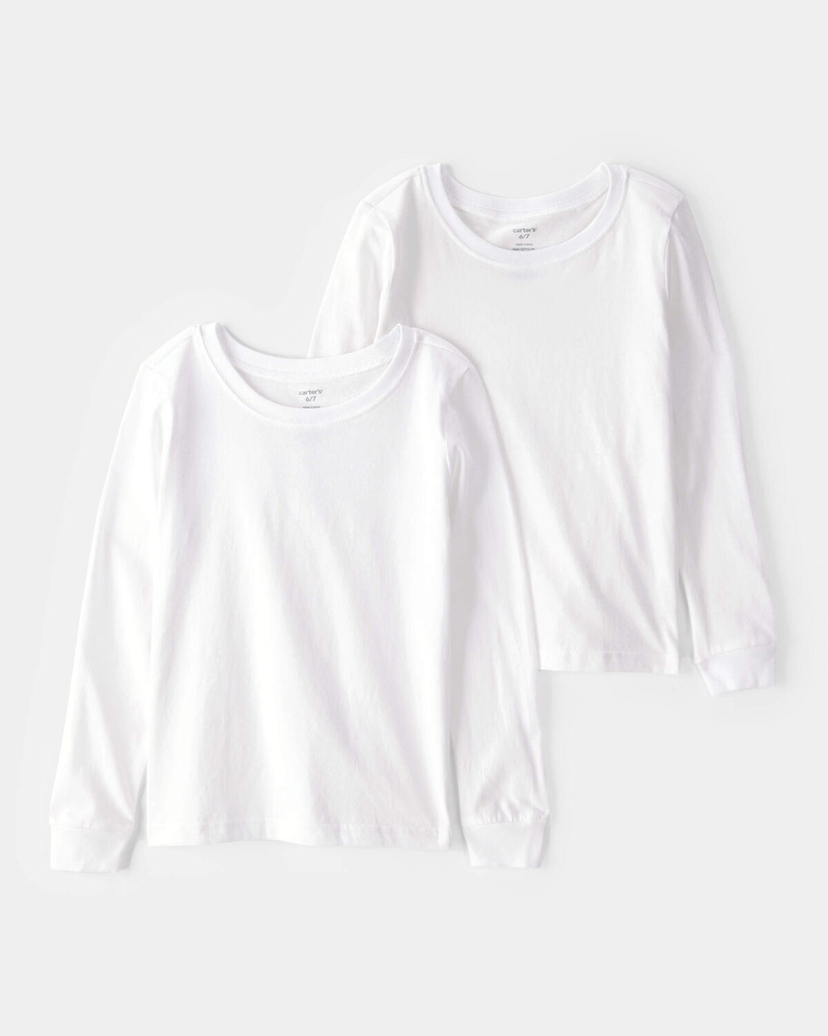White 2Pack Cotton Undershirts