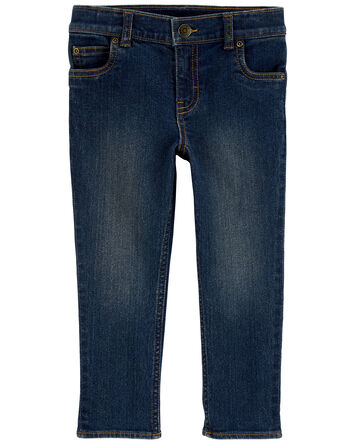 Baby Straight Leg Denim Jeans, 