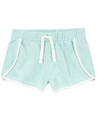 Baby Drawstring Athletic Shorts, image 1 of 2 slides