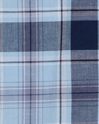 Kid Plaid Button-Front Shirt, image 3 of 4 slides