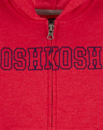 Baby OshKosh Logo Zip-Up Hoodie, 