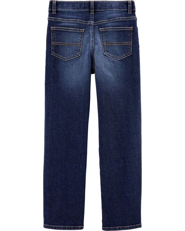 Kid Dark Wash Relaxed-Fit Classic Jeans