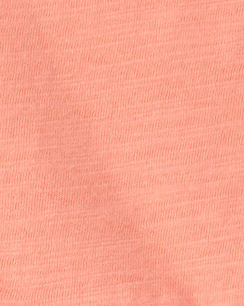 Baby Girl 2-Pack Beach Cotton Bubble Rompers - Orange/Ivory, 