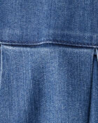 Kid Pull-On Pleated Denim Skort - 70s Blue Wash, image 3 of 4 slides
