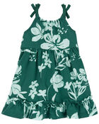 Baby Floral Cotton Dress, image 2 of 4 slides