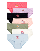 Kid 7-Pack Day of the Week Hipster Stretch Cotton Underwear, image 1 of 2 slides