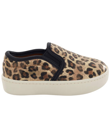 Toddler Leopard Slip-On Shoes, 