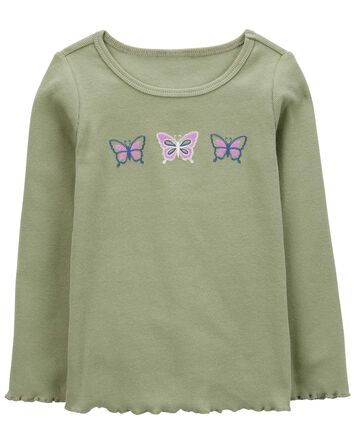 Toddler Butterfly Long-Sleeve Tee, 