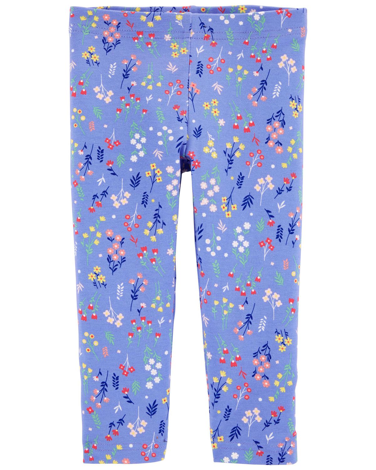 Multi Toddler Floral Capri Leggings