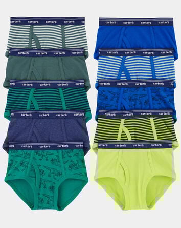 Toddler 10-Pack Cotton Briefs Underwear

, 