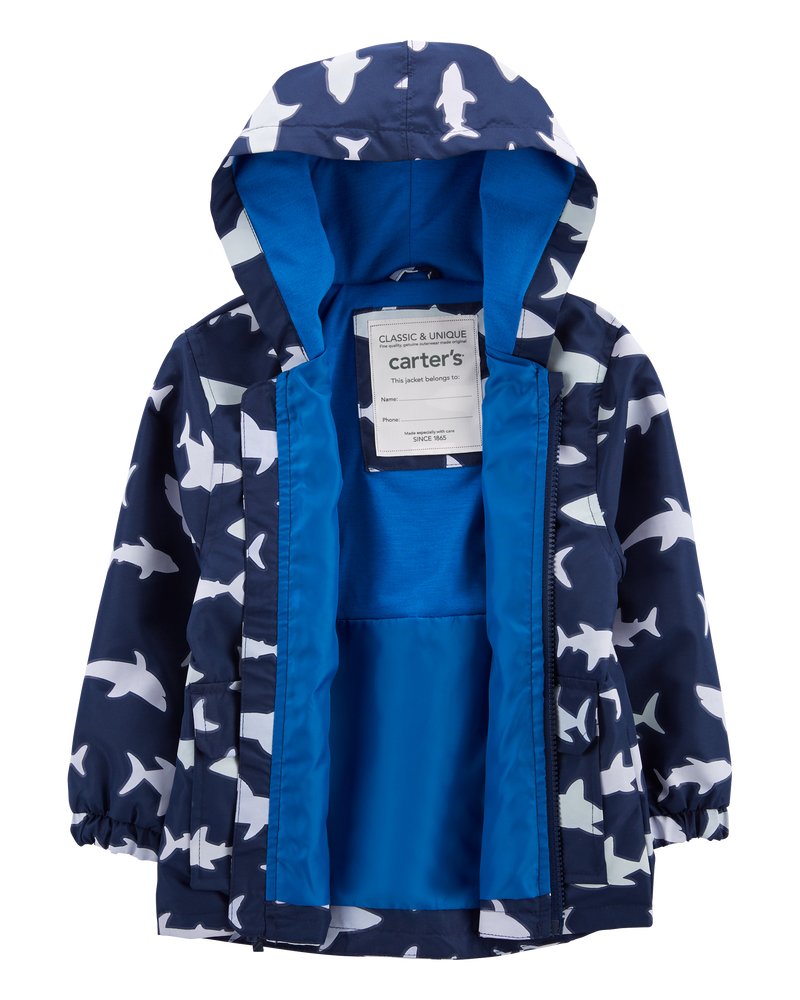 Baby Shark Color-Changing Rain Jacket, image 5 of 5 slides
