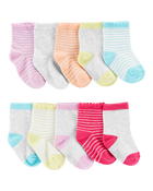 Baby 10-Pack Crew Socks, image 1 of 2 slides