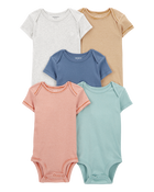Baby 5-Pack Short-Sleeve Bodysuits, image 1 of 8 slides