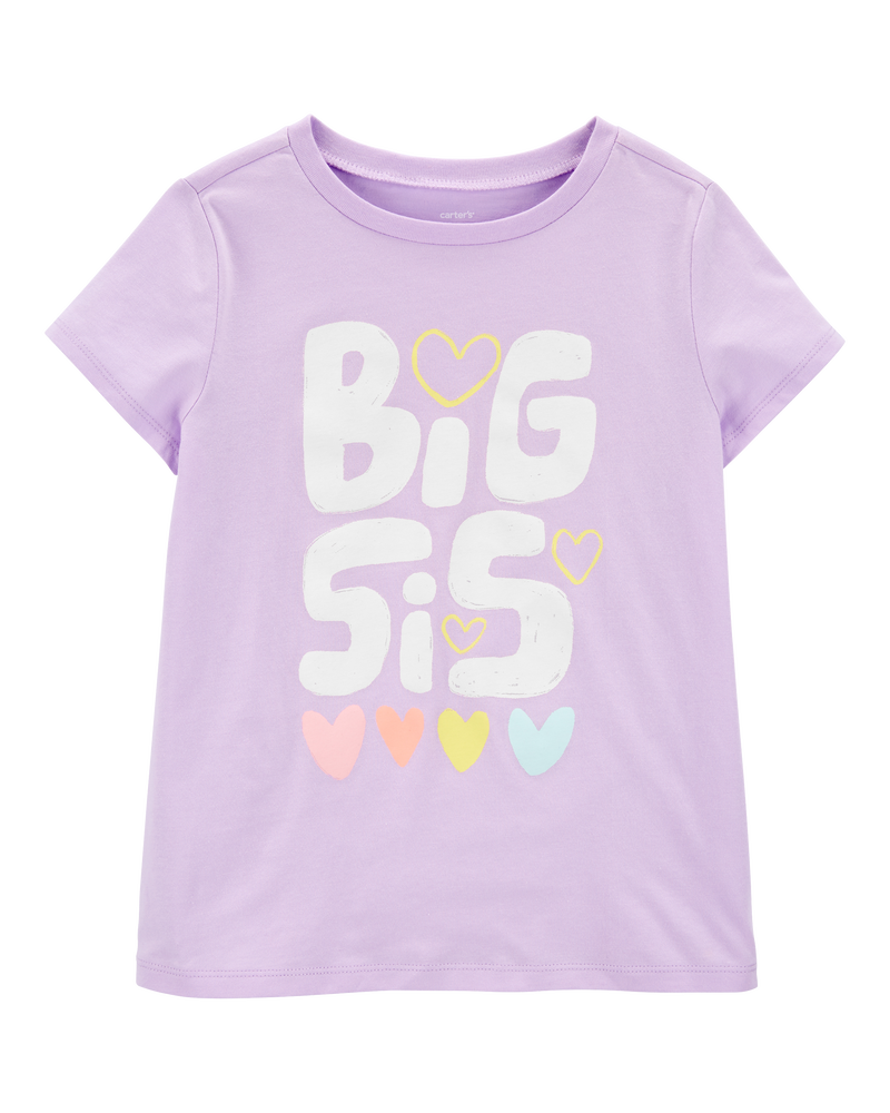 Toddler Big Sis Graphic Tee, image 1 of 3 slides