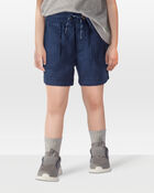 Toddler 2-Piece Thermal Tee & Shorts Outfit Set, image 7 of 8 slides