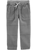 Grey - Easy Pull-On Everyday Pants