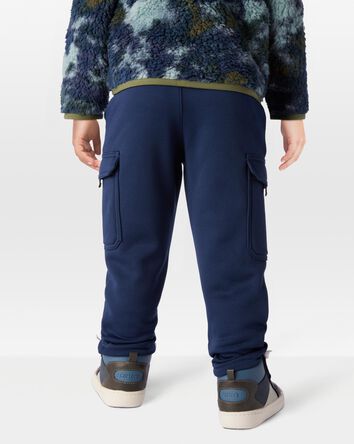 Toddler Solid Fleece Pants - Navy, 