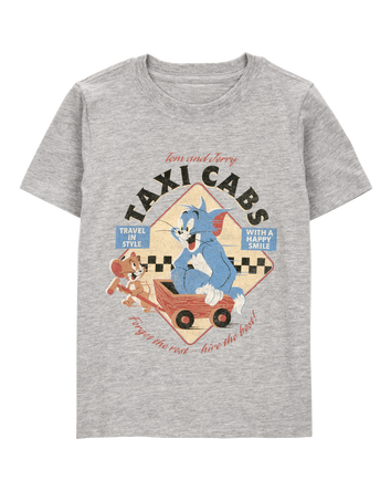 Toddler Tom and Jerry Graphic Tee - Grey, 