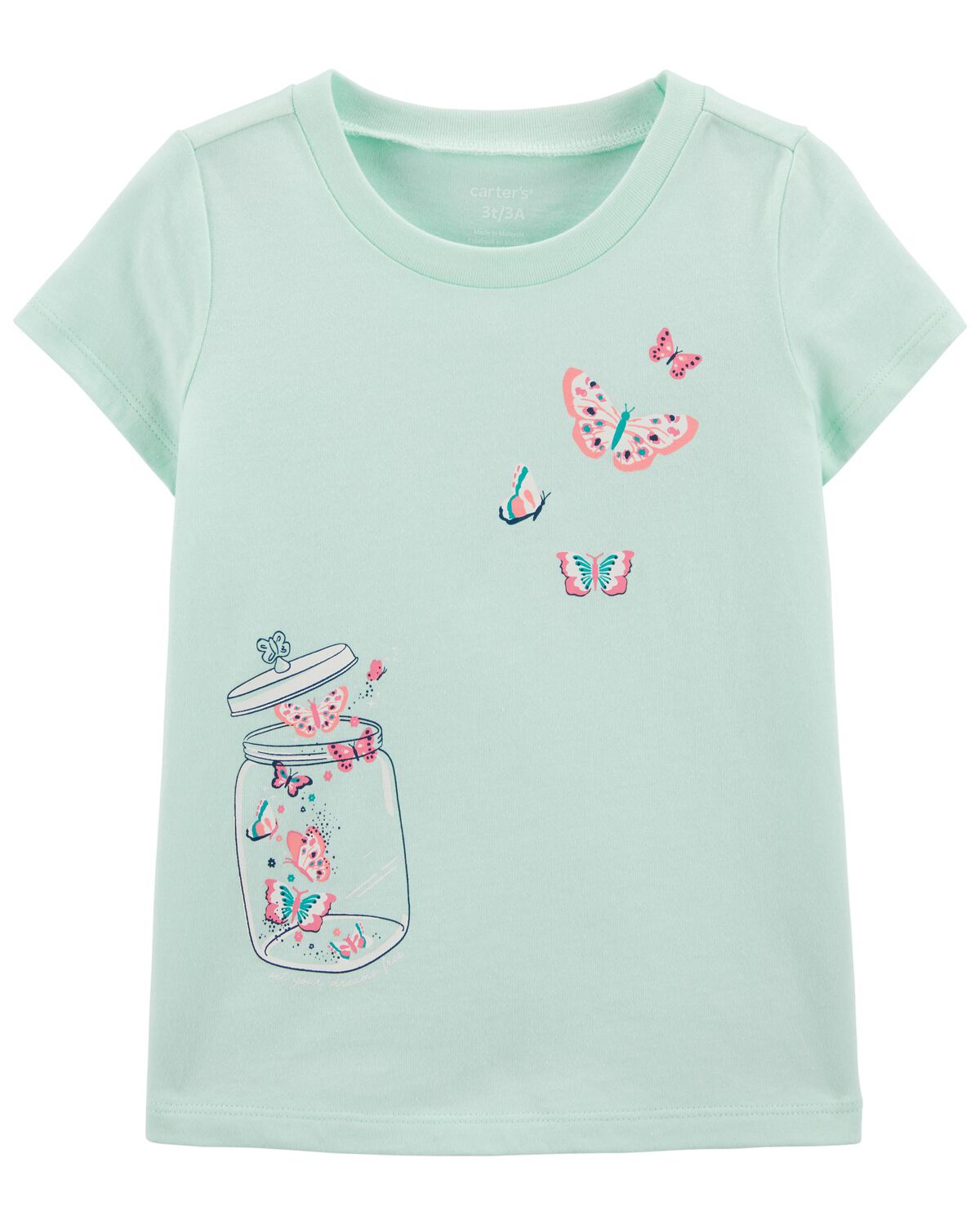 Blue Kid Butterfly Graphic Tee | carters.com