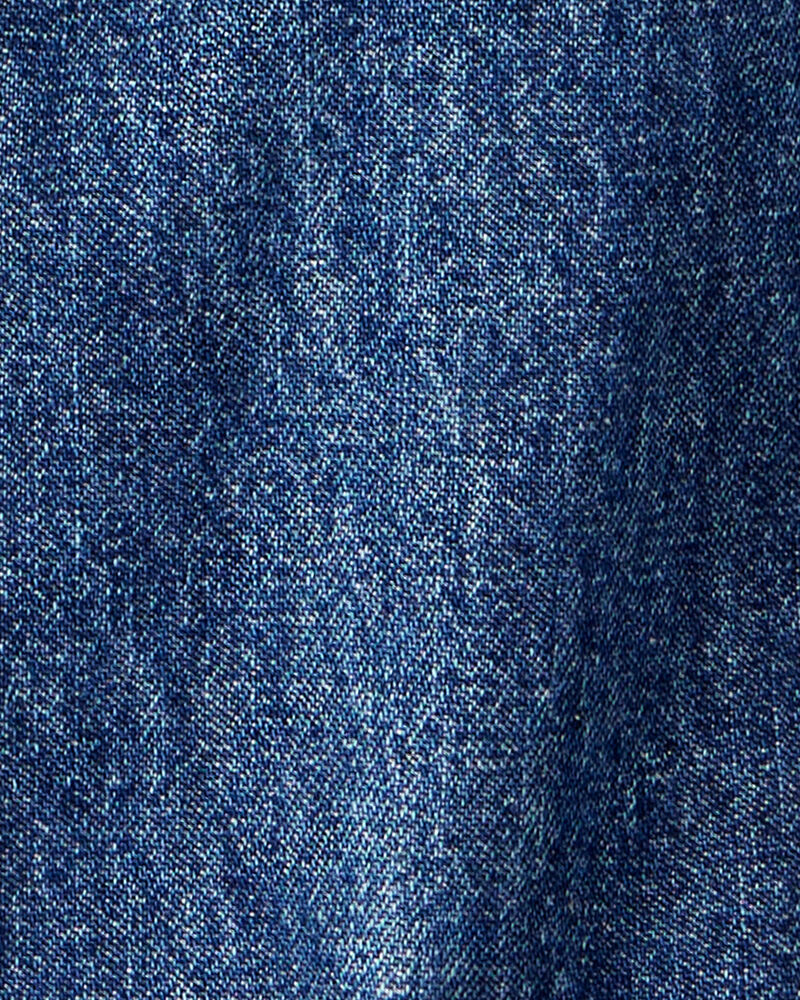 Toddler Basic Denim Jacket - Dark Wash, image 2 of 5 slides