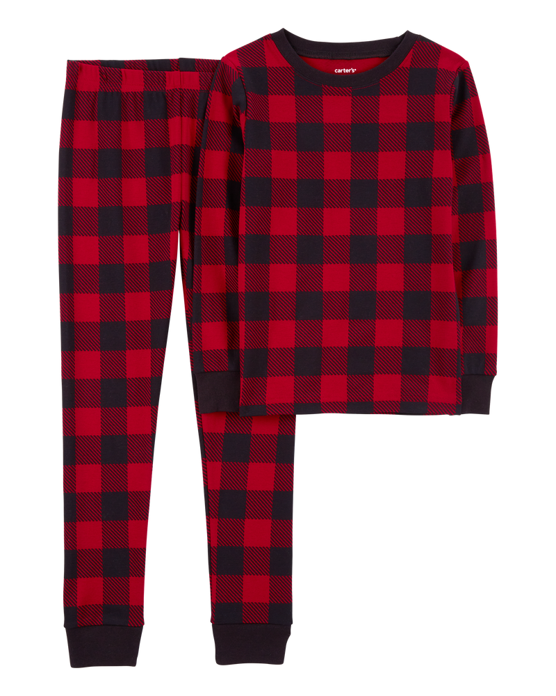 Kid 4-Piece Christmas 100% Snug Fit Cotton Pajamas, image 2 of 5 slides